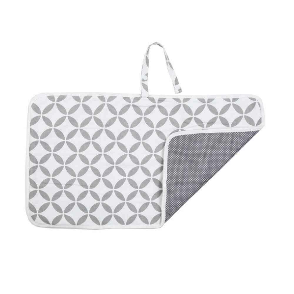 Portable Diaper Changing Pad Clutch for Newborns - On-the-Go Convenience for Busy Parents White
