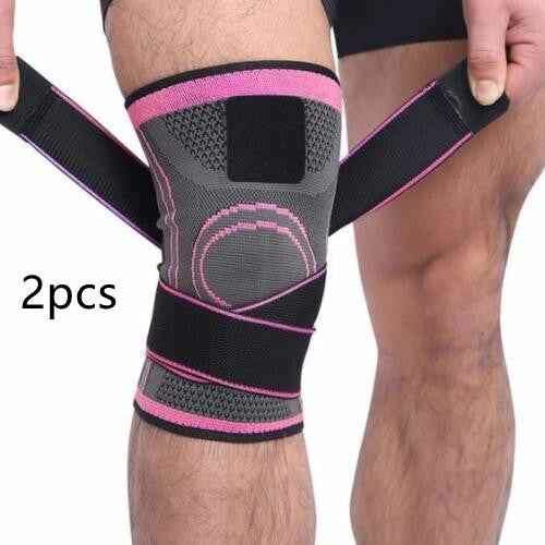 3D Knee Pad for Sports - Ultimate Protection and Comfort Pink XXXL 2PC