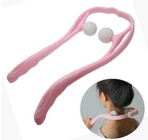 Plastic Trigger Point Massage Roller for Neck & Shoulder Relief