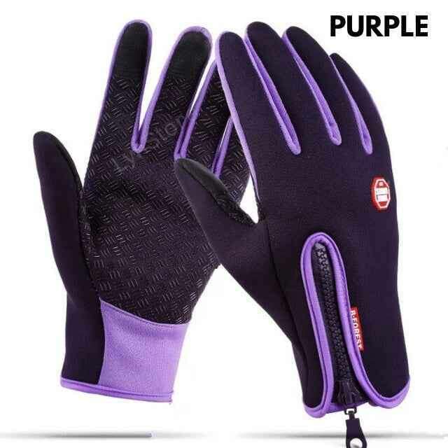 Winter Touchscreen Gloves - Waterproof Fleece for Riding and Sports