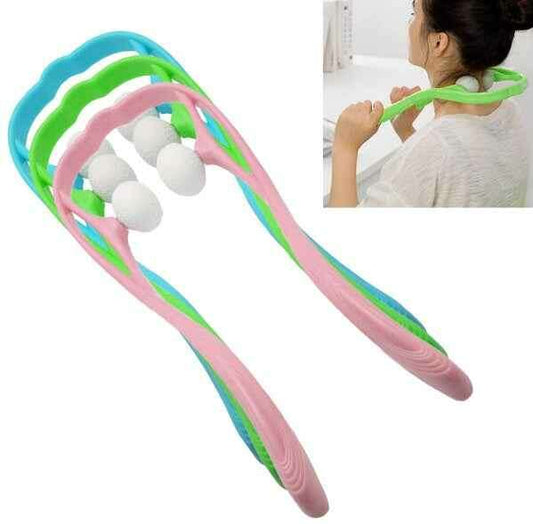 Plastic Trigger Point Massage Roller for Neck & Shoulder Relief