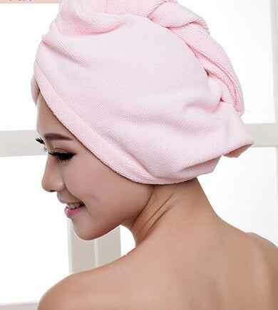 Women's Hair Dryer Cap - Absorbent Hair Towel for Fast Drying