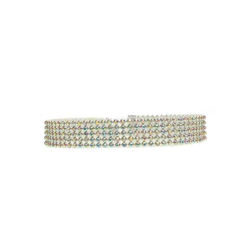 Rhinestone Choker Necklace for Women - Sparkling Crystal Wedding Jewelry and Elegant Accessories