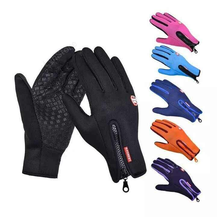 Winter Touchscreen Gloves - Waterproof Fleece for Riding and Sports