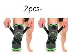 3D Knee Pad for Sports - Ultimate Protection and Comfort Green XXXL 2PCS