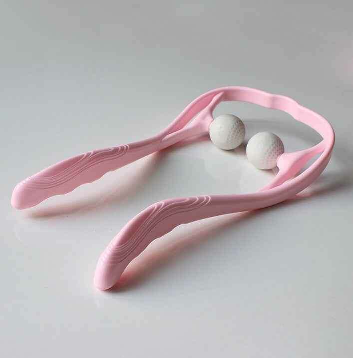 Plastic Trigger Point Massage Roller for Neck & Shoulder Relief