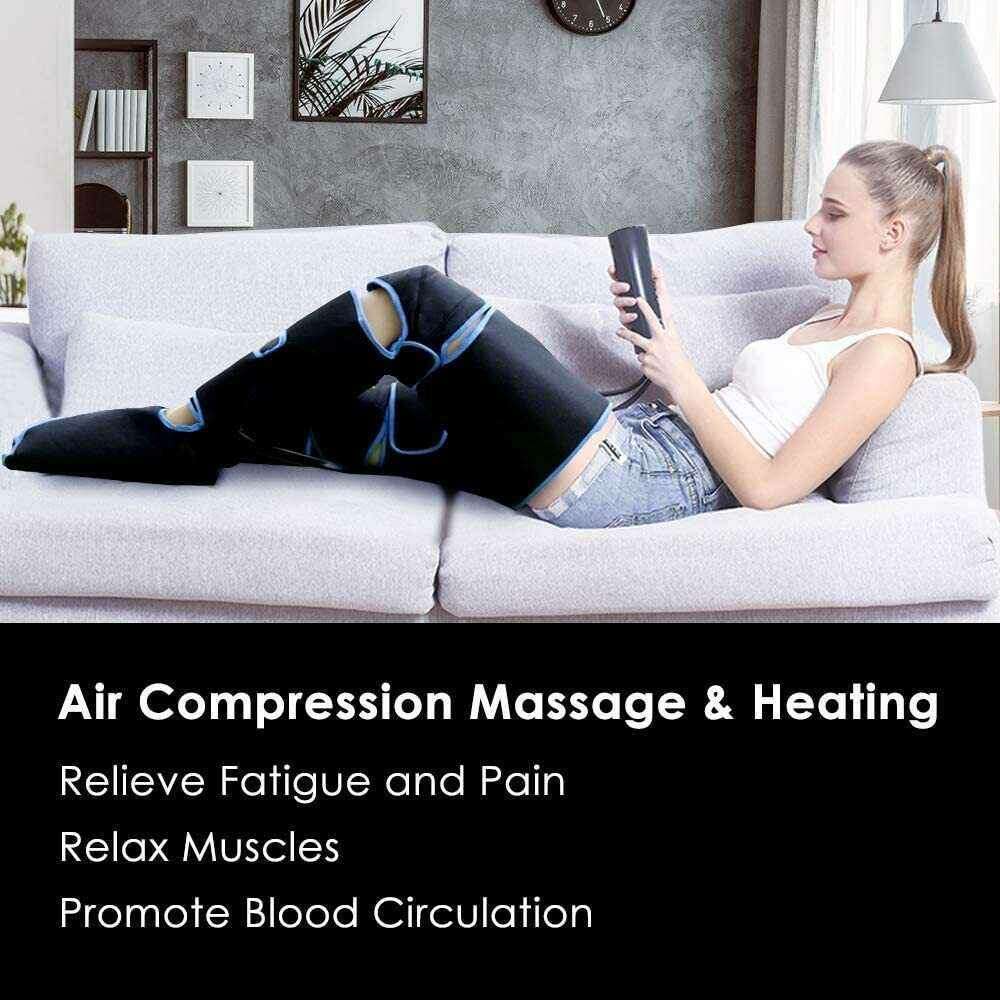 Leg Massager for Blood Circulation - Pneumatic Therapy Device for Enhanced Wellness