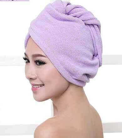 Women's Hair Dryer Cap - Absorbent Hair Towel for Fast Drying