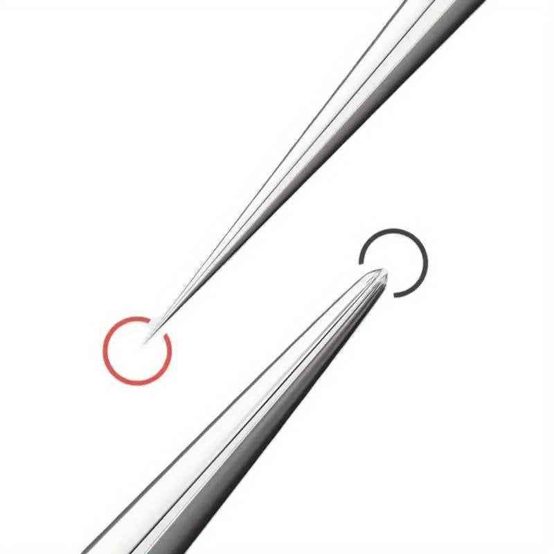 1 Pack Extra Fine No. 5 Blackhead Tweezers - Facial Beauty Remove