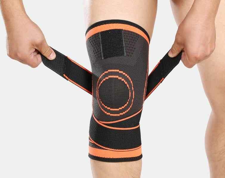 3D Knee Pad for Sports - Ultimate Protection and Comfort Orange