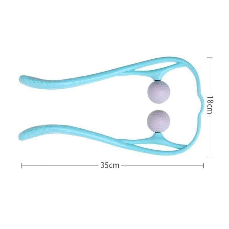 Plastic Trigger Point Massage Roller for Neck & Shoulder Relief