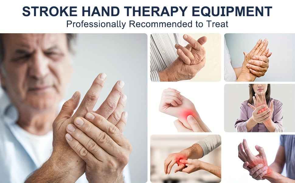 Rehabilitation Robot Glove - Upgraded Hand Rehabilitation Robot Glove with Automatic Training, USB Charging, and Power Adjustment Function