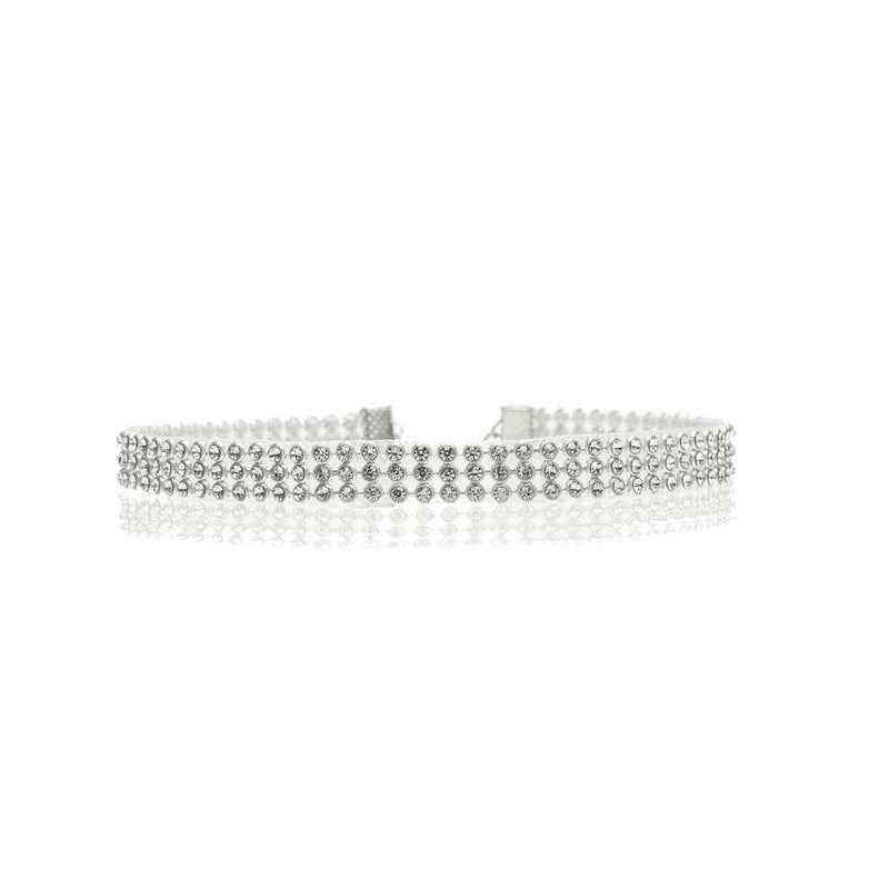 Rhinestone Choker Necklace for Women - Sparkling Crystal Wedding Jewelry and Elegant Accessories