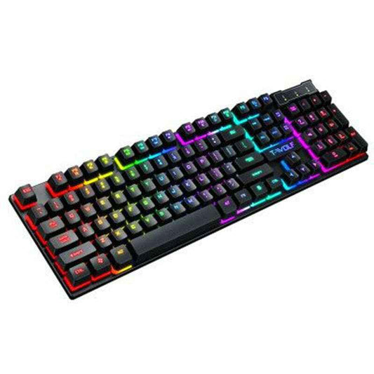 Gaming USB Luminous Keyboard with Floating Key Design for Ultimate Gaming Experience