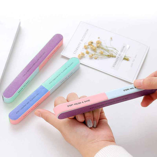 7 Sides Nail Polish Tool - Easy Manicure and Pedicure Cuticle Strip for Clean Cuts