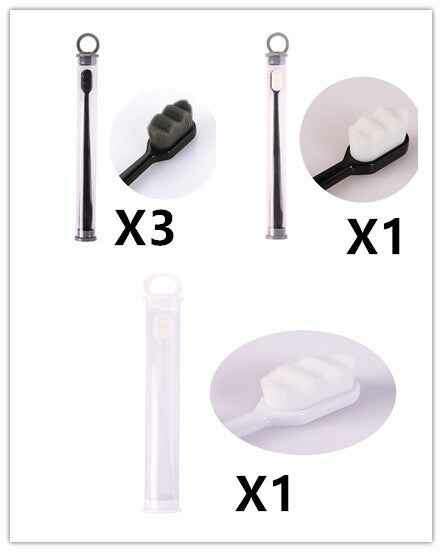 Ultra-Soft Toothbrush for Deep Cleaning and Travel Convenience 5pcs Wavy Set16