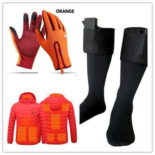 Winter Touchscreen Gloves - Waterproof Fleece for Riding and Sports SET1