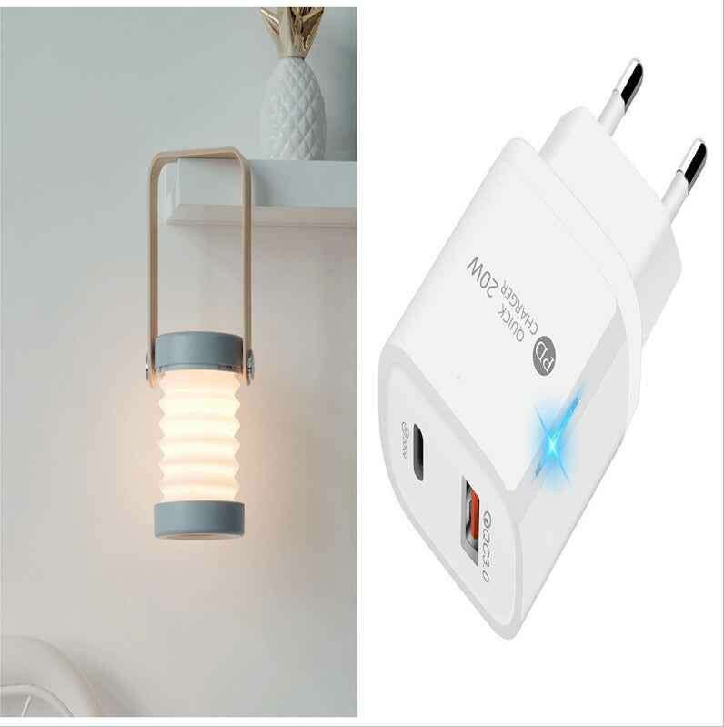 Foldable LED Night Light – Portable and Dimmable Touch Control Set1 0.5 watts