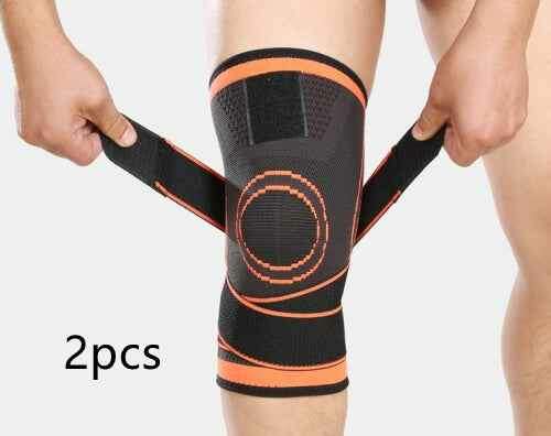 3D Knee Pad for Sports - Ultimate Protection and Comfort Orange XXXL 2PC