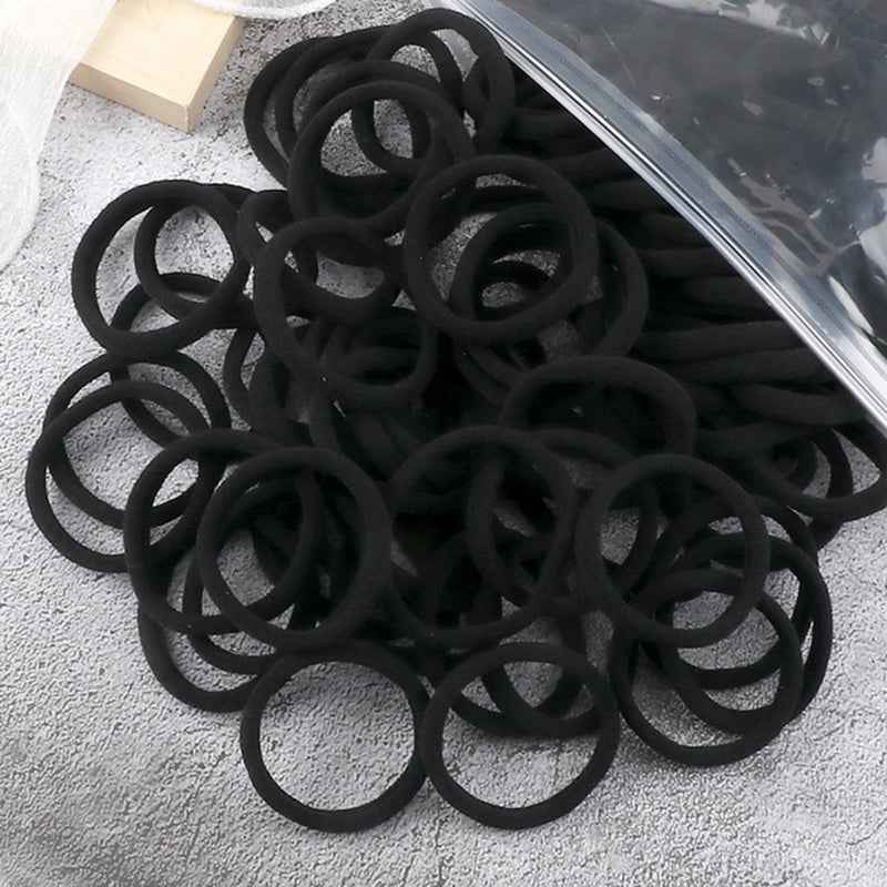 Hair Bands for Women - 50pcs Set Basic Elastic Headbands in Solid Colors for Ponytails and Hair Accessories