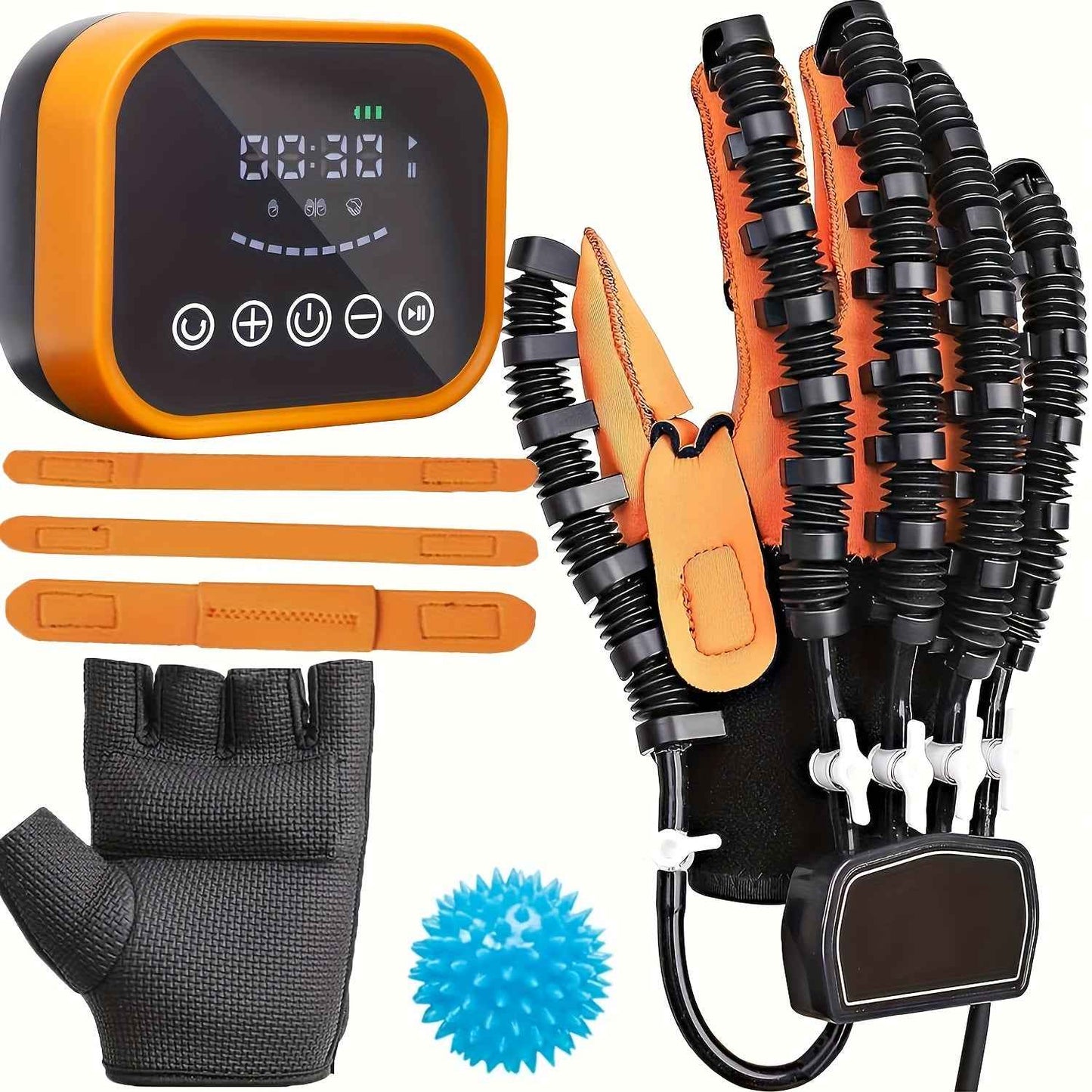 Rehabilitation Robot Gloves for Improved Hand Recovery and Finger Training with USB Charging and Power Adjustment Right Hand