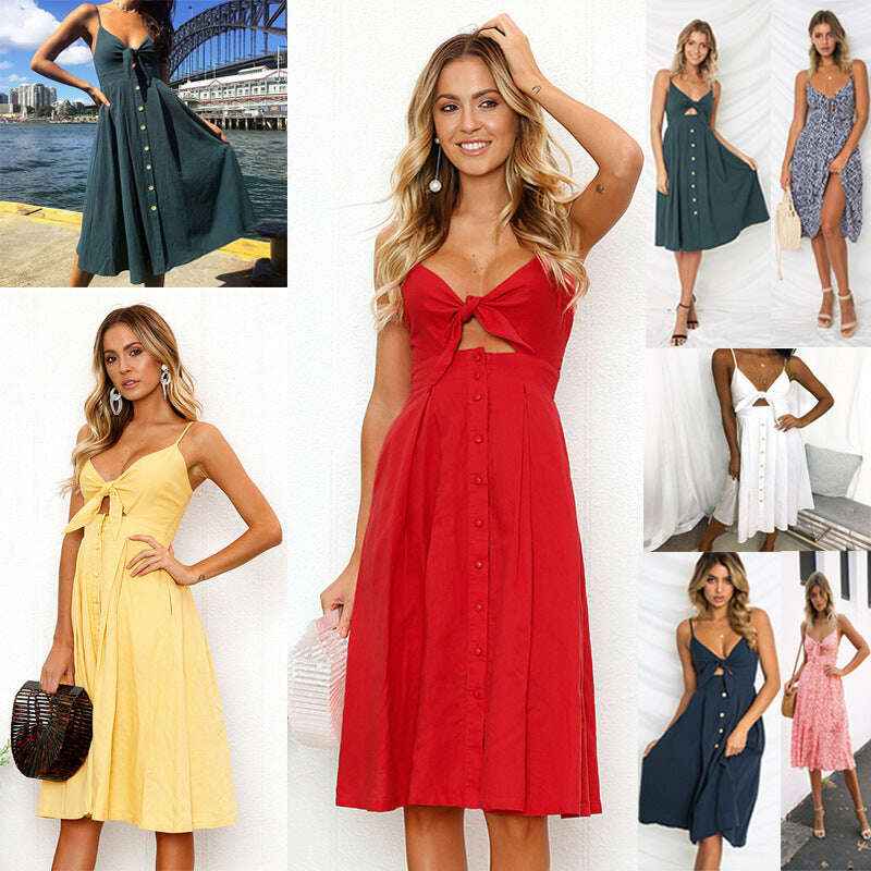 Women Summer Backless Dress Sleeveless Sheath Long Fit Evening Party Vestidos