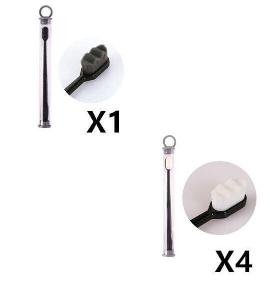 Ultra-Soft Toothbrush for Deep Cleaning and Travel Convenience 5pcs Wavy Set9