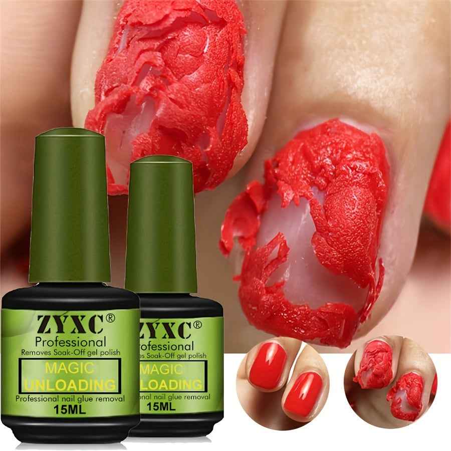 0.51oz Magic Soak-Off Quick Nail Glue Remover, Nail Polish Remover For Gel Nails Polish