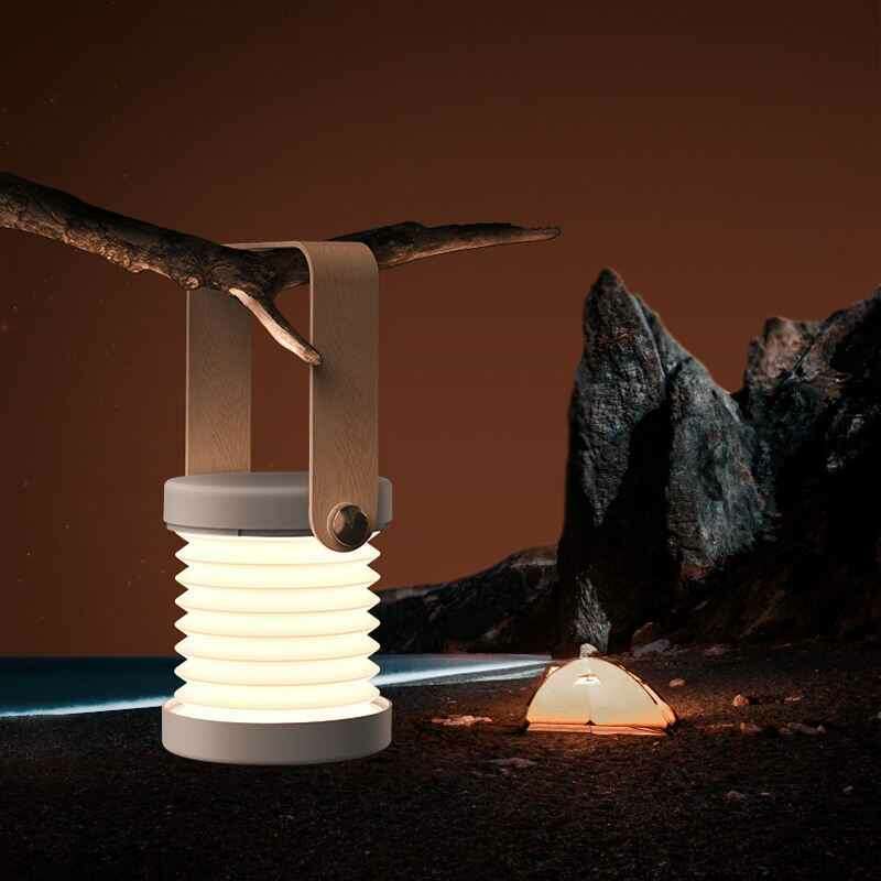 Foldable LED Night Light – Portable and Dimmable Touch Control
