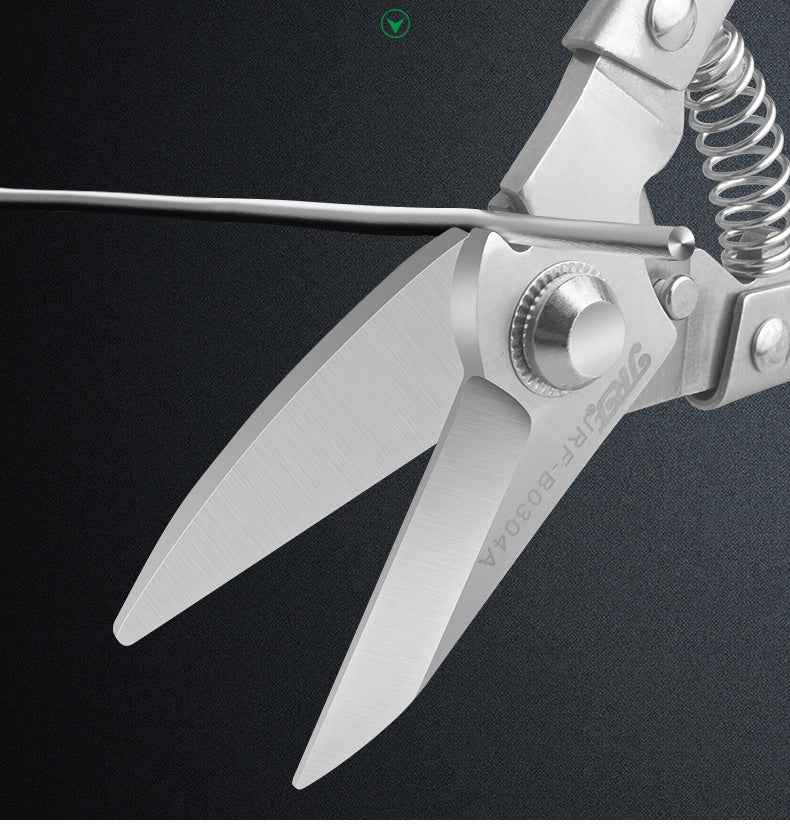 Heavy-Duty Industrial Shears - Professional Scissors & Shears for Cutting Metal Sheets, PVC Pipes, and Tin with Stainless Steel Blades and Ergonomic Handles for Comfortable Grip