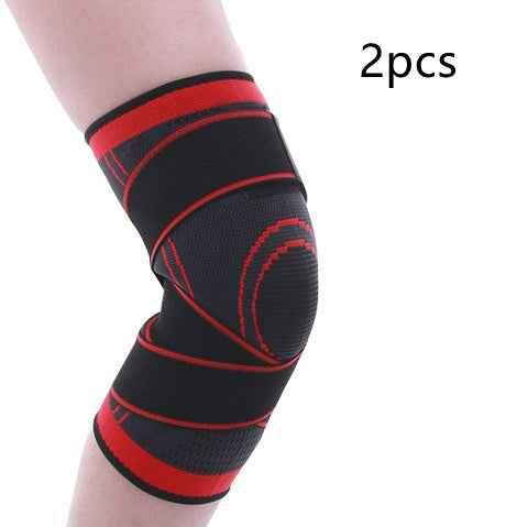 3D Knee Pad for Sports - Ultimate Protection and Comfort Red XXXL 2PC