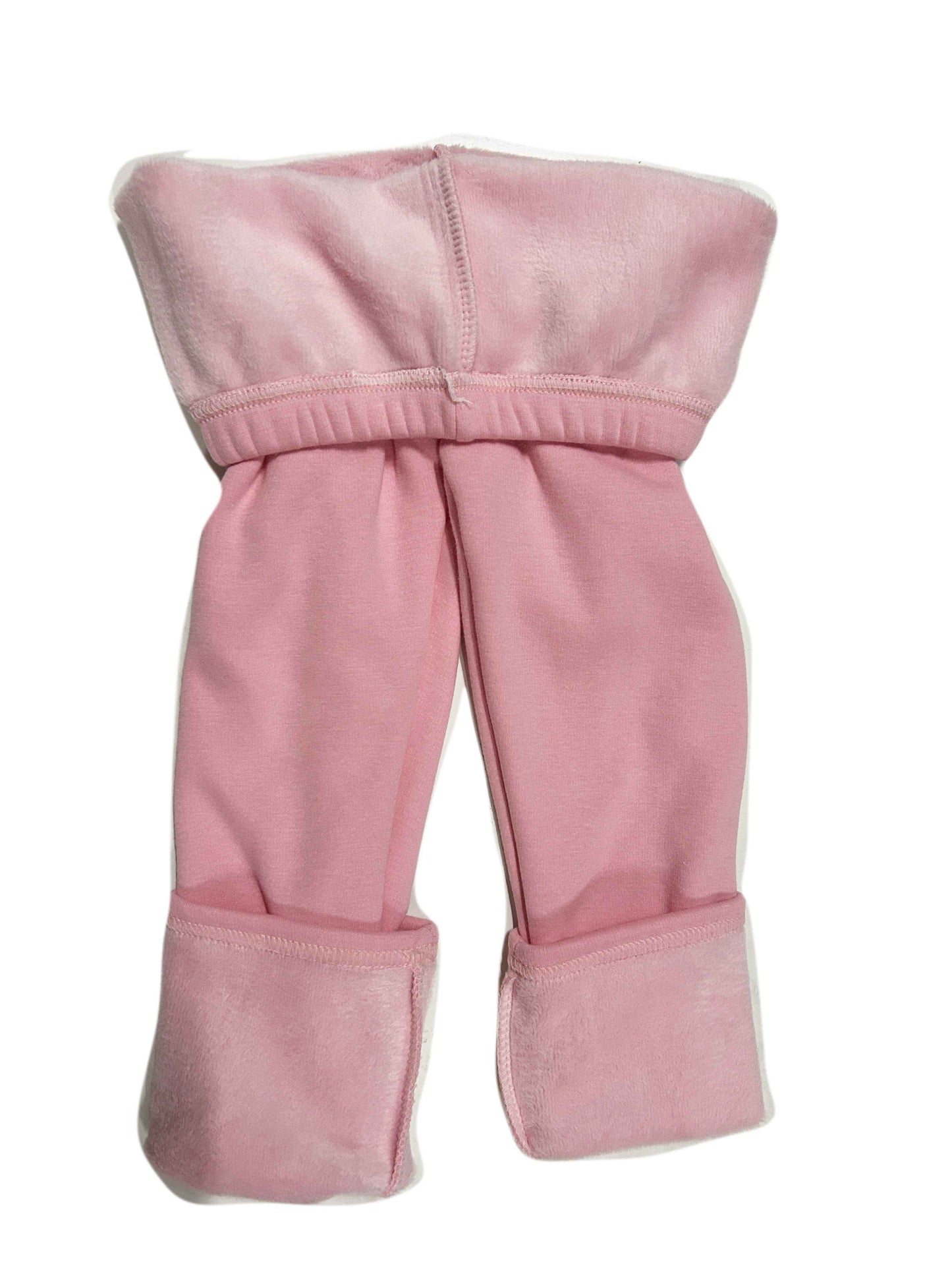3pcs Winter-Lined Leggings for Kids - Warm Skinny Fit Tights for Boys & Girls, 95% Polyester/5% Spandex, Perfect for Playdates and Cold Weather