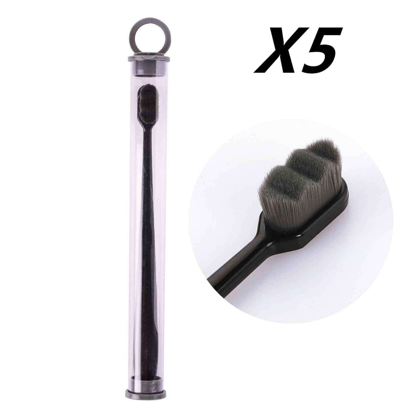 Ultra-Soft Toothbrush for Deep Cleaning and Travel Convenience