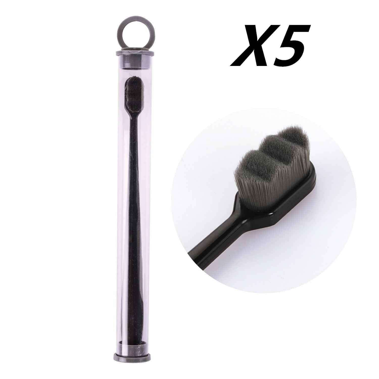 Ultra-Soft Toothbrush for Deep Cleaning and Travel Convenience