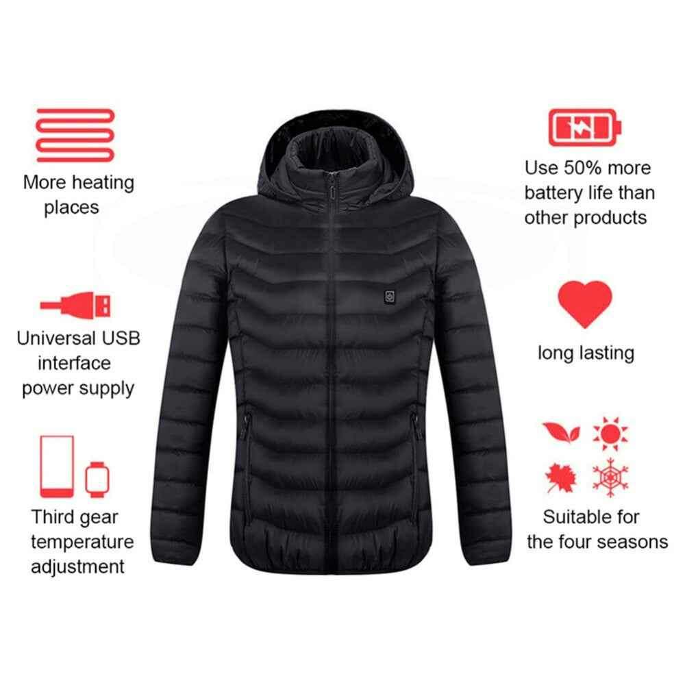 USB Heated Jacket - Thermal Cotton Coat for Men | Ultimate Warmth & Comfort