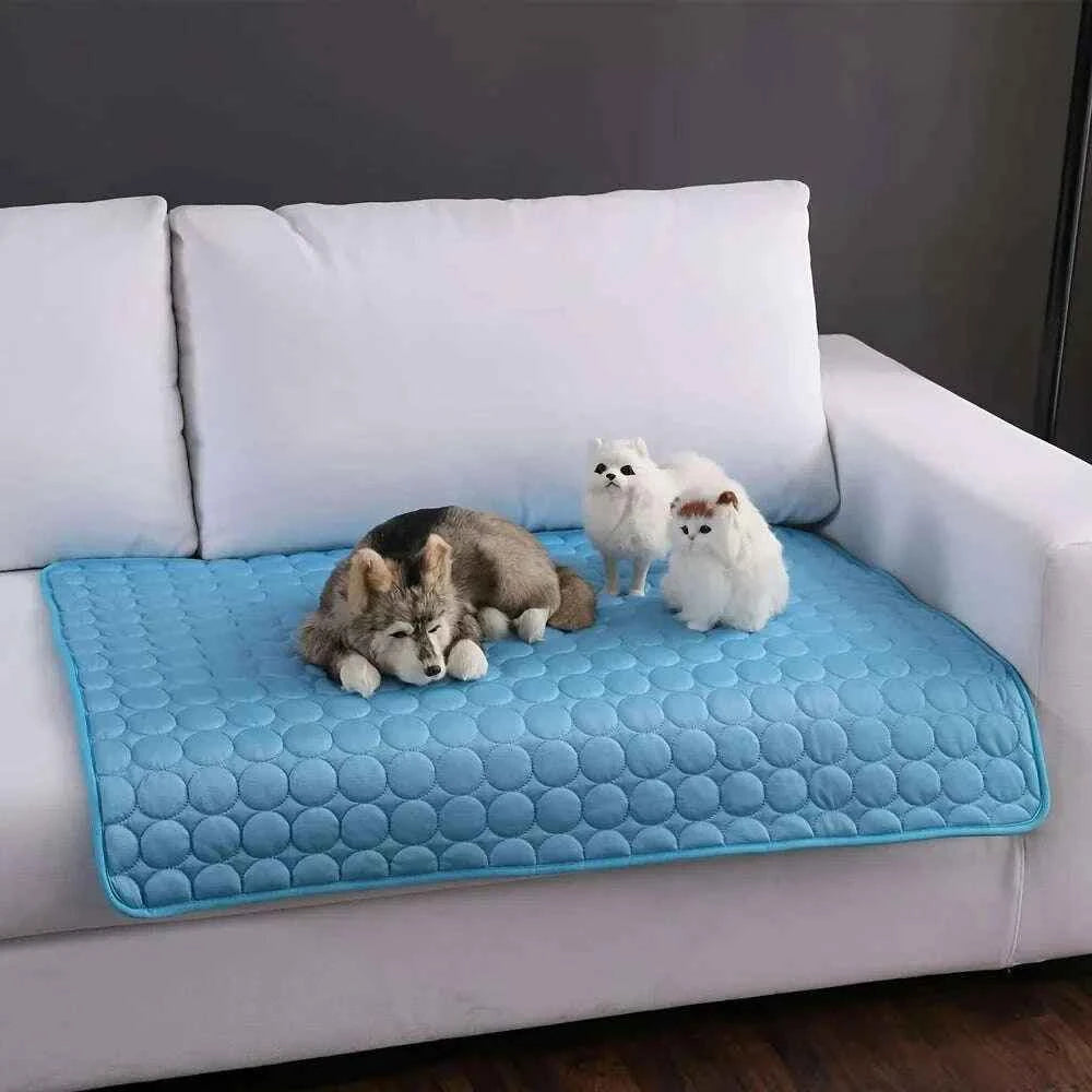 Dog Cooling Mat Extra Large Summer Pet Bed for Small to Big Dogs and Cats - Durable Ice Pad Blanket