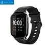 POSK Hay Lou LS02 Mini Smart Watch 2 IP68 Waterproof 12 Sport Models Sport Heart Rate Monitor English Version Smart Watch Black P20210131
