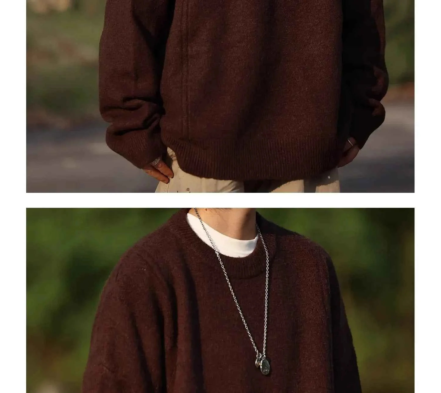 Korean Style Pure Color Knitted Sweater Women's Basic Casual Warm Top Autumn Winter New Arrival round Neck Full Sleeve