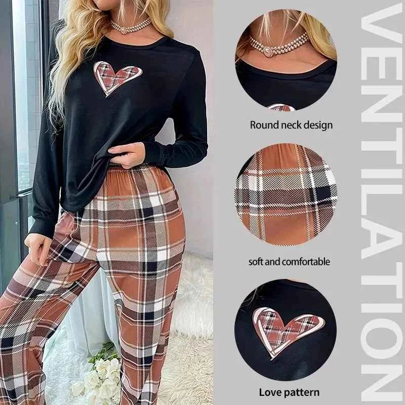 New Leisure Home Women's Printed Pajama Set