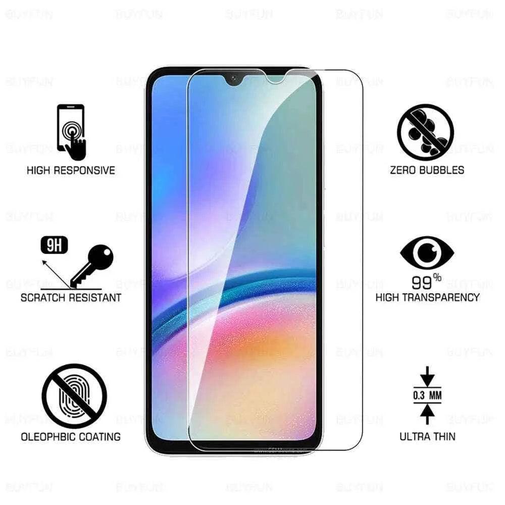 Full Cover Tempered Glass Screen Protector for Samsung Galaxy A05s A05 A15 A25 A35 A55 5G A06 A16 A26 A36 A56 HD - Full Cover Tempered Glass Samsung Galaxy