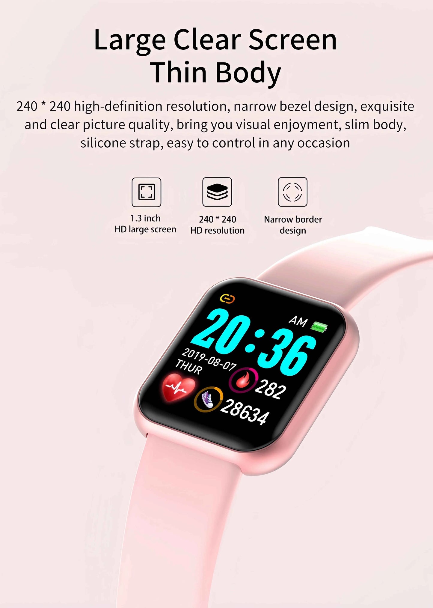 Multifunction Smart Watch For Men Women Kids Bluetooth Calls, Heart Rate & SpO2 Monitor, Sleep Tracking | Step Counter
