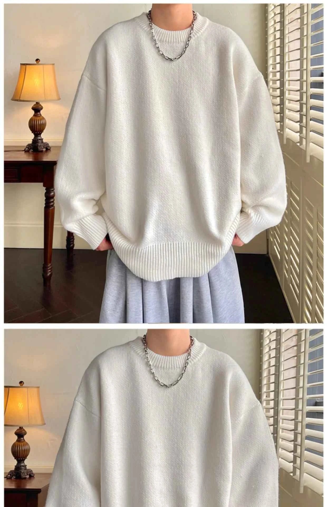 Men's Autumn Winter Loose Sweater