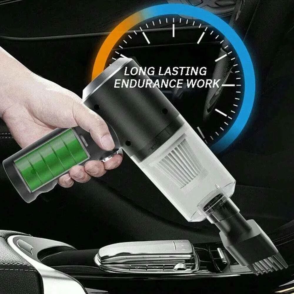 3 In 1 Vacuum Cleaner - Integrated Suction and Blowing Mini Vacuum for Car and Home with USB Charging