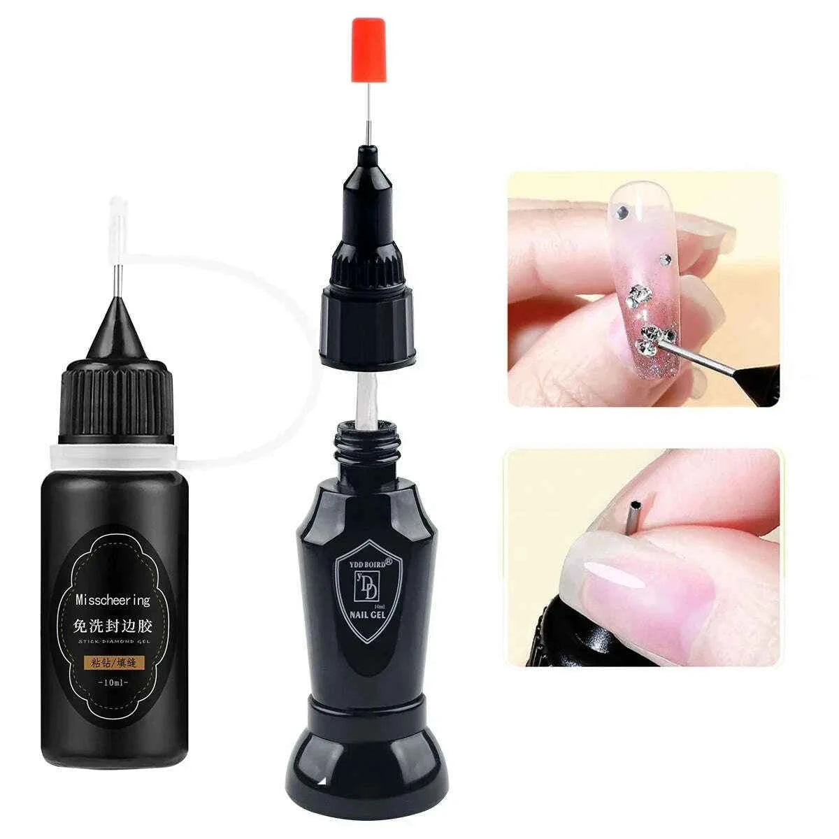 30g Nail Rhinestone Glue - Super Strong Gel for 3D Nail Art, Gem Decorations & Bling 2pcs 05