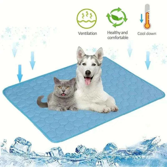 Dog Cooling Mat Extra Large Summer Pet Bed for Small to Big Dogs and Cats - Durable Ice Pad Blanket