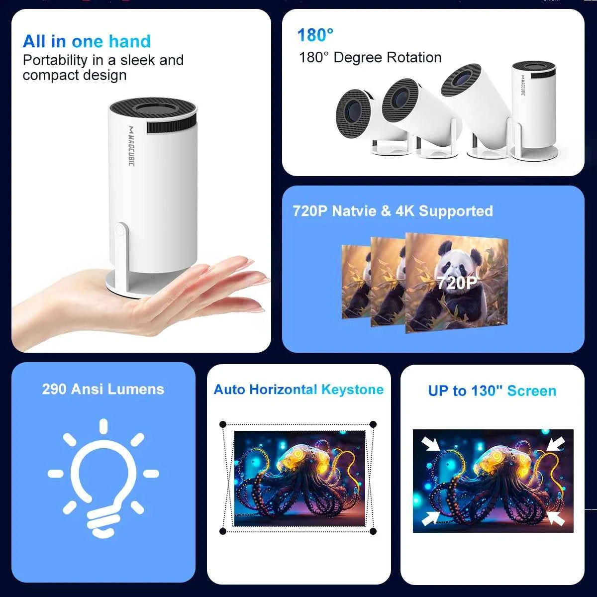 Magcubic 4K Android Projector HY300 Pro