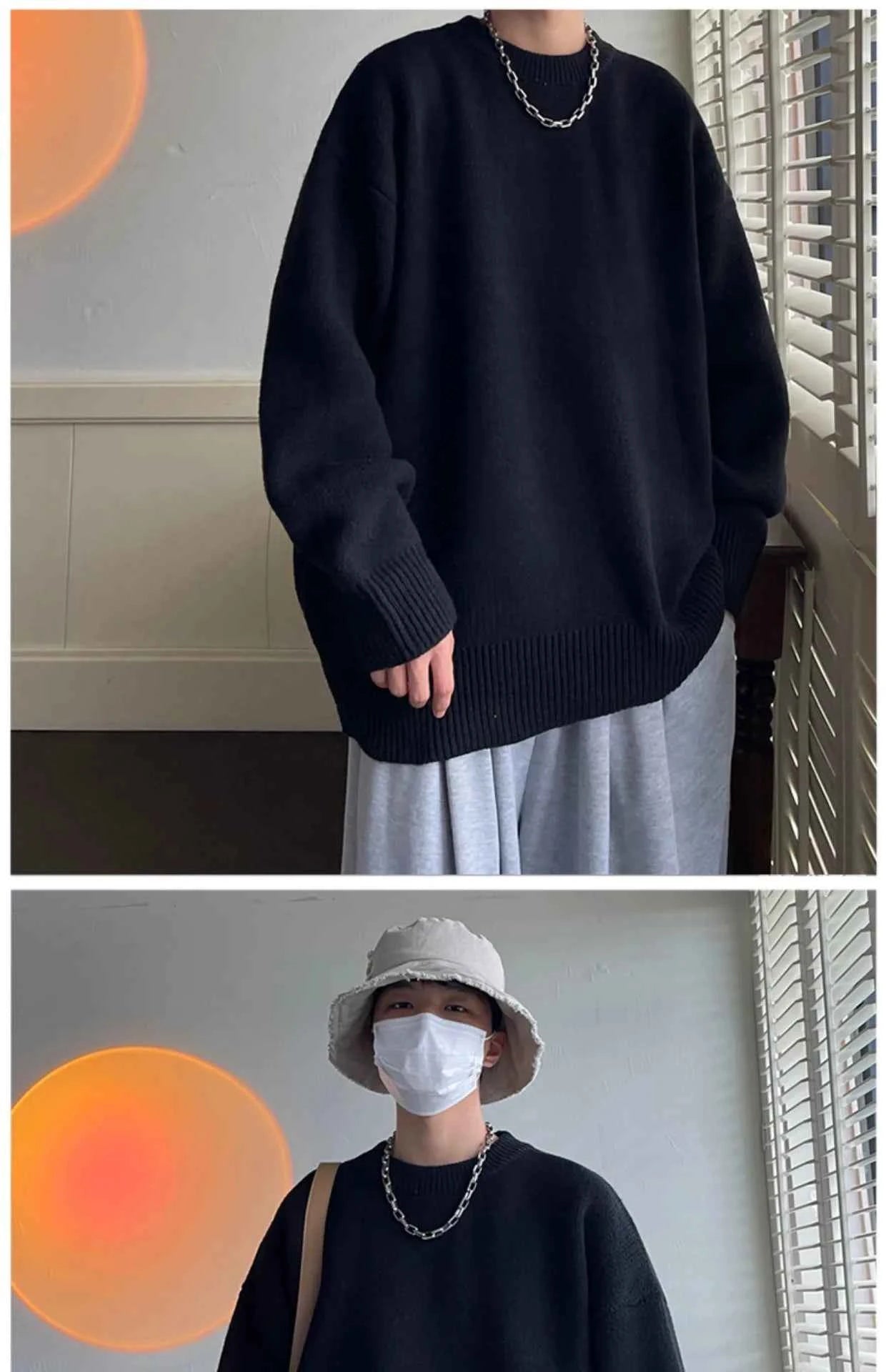 Men's Autumn Winter Loose Sweater