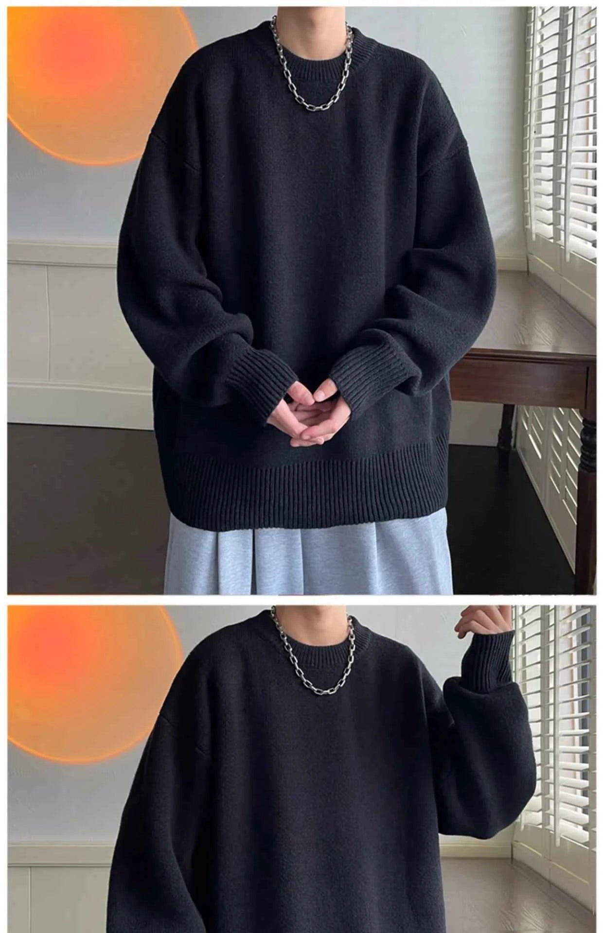 Men's Autumn Winter Loose Sweater