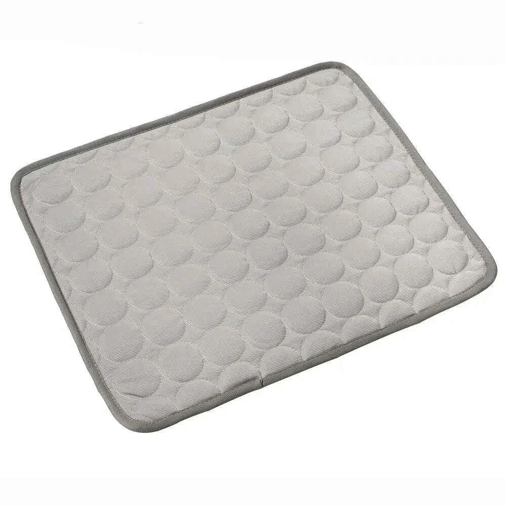 Dog Cooling Mat Extra Large Summer Pet Bed for Small to Big Dogs and Cats - Durable Ice Pad Blanket Grey CHINA