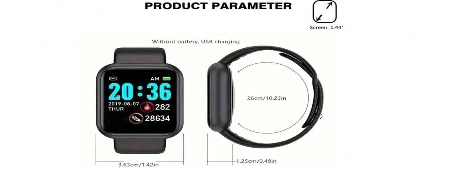 Smart Watch Women Men Music Control Bluetooth Calories Fitness Monitor Smartwatch Running Tracker Sport Bracelet For Android IOS